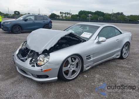 2003 Mercedes-Benz Sl 55 Amg из США, поврежденный, VIN WDBSK74F33F029373